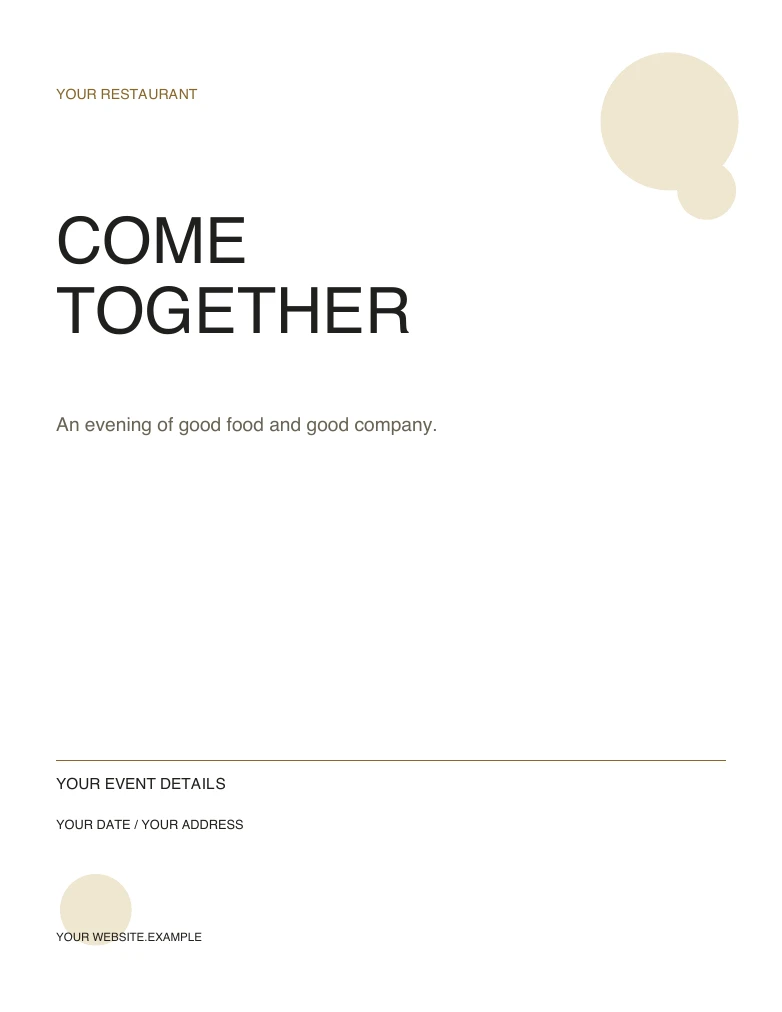 Community evening sample design