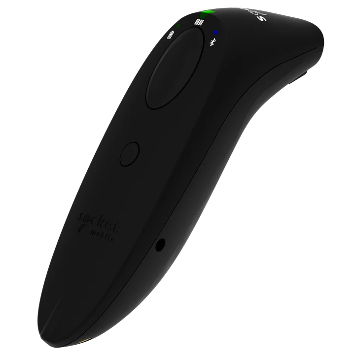 Handheld barcode scanner product photograph